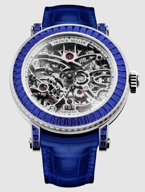 Best Franck Muller Round Lady Skeleton Baguette 7031 B S6 SQT BAG SA Replica Watch